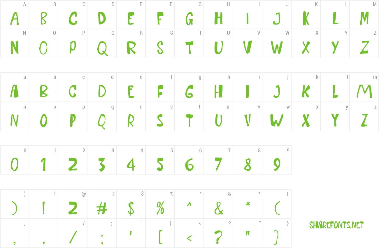 Font Freak Droop preview